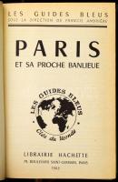 Paris et sa proche banlieue. Paris, 1963, Libraire Hachette. Kiadói egészvászon kötés, jó állapotban, térképekkel.