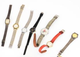 13 darab női karóra, vegyes állapotban