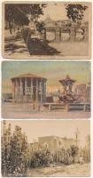 21 db RÉGI külföldi város képeslap vegyes minőségben / 21 pre-1945 foreign town postcards in mixed quality