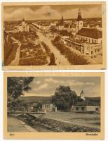 21 db MODERN magyarországi város képeslap vegyes minőségben (Képzőművészeti Alap) / 21 modern Hungar...