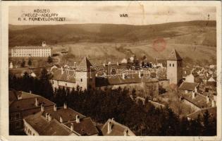 1932 Kőszeg, Kelcz-Adelffy római katolikus fiúnevelő intézet, vár. Róth Jenő kiadása + "Kőszeg ostromának 400 éves jubileuma 1532-1932" So. Stpl. (fl)