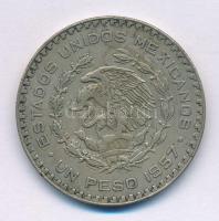 Mexikó 1957. 1P billon "Az alkotmány 100. évfordulója" T:VF, patina
Mexico 1957. 1 Peso b...