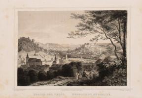 cca 1860 Ludwig Rohbock (1820-1883): össz. 10 db erdélyi tájakat, településeket (Nagyszeben, Brassó,...