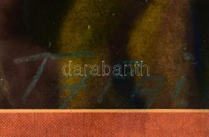 Tápai jelzéssel (Tápai/Tápay Lajos?), Benczúr Gyula után: Kleopátra. Pasztell, papír. Dekoratív, üve...