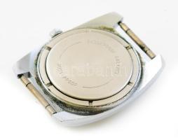 Wostock 18 köves karóra, szíj nélkül, működik, karccal, 4x3 cm