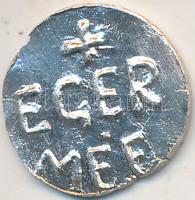 Bukta Mátyás 2009. "Imre denár / MÉE Eger" Ag emlékérem számozott tanúsítvánnyal (0.71g/0.920/13,4mm) T:1 Csak 200db!