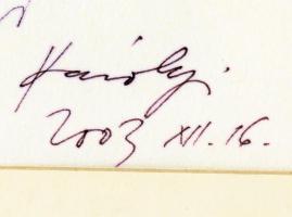 Károlyi András (1938-2023): Ablakban (cím nélkül). Tus, toll, papír, jelzett. Üvegezett, kissé kopot...