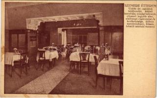 1939 Miskolc, Szemere Étterem, belső. Standhaft József kiadása (fl)