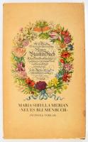 Merian, Maria Sibylla: "Neues Néumenbuch." I-II. Bände. I. Band: Neues Blumenbuch. Allen Kunstverständigen Liebhabern zu Lust, Nutz und Dienst, mit Fleiß verfertiget zu finden bey Joh. Andrea Graffen, Mahlern in Nürnberg im Jahr 1680. II. Band: Helmut Deckert: "Maria Sibylla Merians "Neues Blumenbuch" (Nürnberg 1680.) Begleitext zur Faksimileusgabe nach dem Exemplar der Sächsischen Landesbibliothek zu Dresden. Leipzig,1966,Insel-Verlag, 6 p.+2-12 t.+12 t.+12 t.; 71+1 p. Erste Ausgabe. Fakszimile kiadás. Német nyelven. Színes metszetek reprodukcióival. Kiadói aranyozott félpergamen-kötések, kopott, sérült kiadói kartontokban, kopott borítókkal. egyébként jó állapotban.