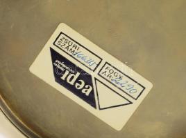 Fördős László (1938- ): Iparművész hétágú gyertyatartó. Fém, jelzett, kopásokkal m: 28 cm 1960-ban k...