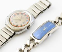 Seiko és Manus karóra, fém szíjjal