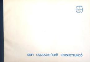 Az ORFI Császárfürdő rekonstrukciójának megvalósulási terve. (1978).
Budapest, 1978. Budapesti Váro...