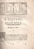 Medve Mihály:
A' böjtnek meg magyarázása, és modgya. Irattattot Medve Mihály director által.
...