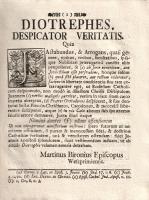 Biró Márton, padányi:
Enchiridion. De Fide, Haeresiarchis, ac eorum affeclis, In genere de Apostati...