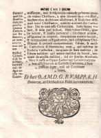 Biró Márton, padányi:
Enchiridion. De Fide, Haeresiarchis, ac eorum affeclis, In genere de Apostati...