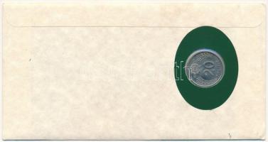 Magyarország 1989. 20Ft felbélyegzett "The Nations of the World Coin Collection" borítékba...