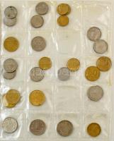 ~362db-os vegyes külföldi érmetétel, benne Dél-amerikai és Ausztrál érmék, országonként albumba rend...