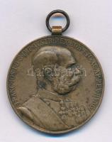 1898. "Jubileumi Emlékérem a Fegyveres Erő Számára / Signum memoriae (AVSTR)" bronz kitüntetés mellszalag nélkül T:XF Hungary 1898. "Commemorative Jubilee Medal for the Armed Forces" bronze decoration without ribbon C:XF