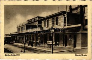 1941 Kiskunfélegyháza, vasútállomás, vonat (EK)