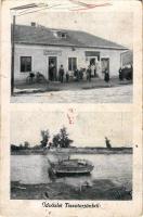 Tiszatarján, komp, Keresztény magyar üzlet, Bóta József üzlete és saját kiadása (Rb)