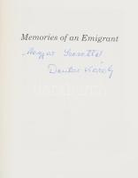 Dentai, Carl: Memoirs if an Emigrant. A szerző, Dentai Károly által DEDIKÁLT példány. New York - Los...