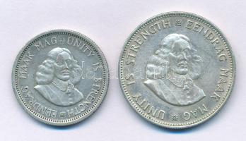 Dél-Afrika 1963. 10c Ag "Jan von Riebeeck" + 1964. 20c Ag "Jan von Riebeeck" T:X...