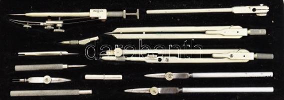 Német precíziós készlet, tokban