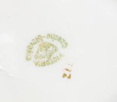 Keszthelyi emlék ékszeres tálka, jelzett, kis kopással, 12x9 cm