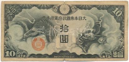 Kína / Japán megszállás DN (1940) 10Y T:VG
China / Japanese occupation ND (1940) 10 Yen C:VG
Kraus...