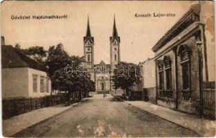 1917 Hajdúhadház, Kossuth Lajos utca, templom (EM)