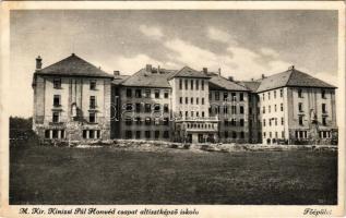 Veszprém, Jutas; Kinizsi Pál Honvéd csapat altisztképző iskola, főépület (fl)