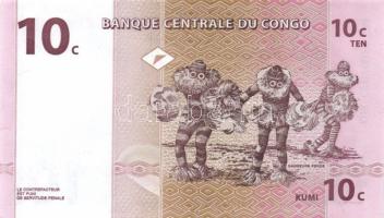 Kongó 5db (2klf) modern bankjegy T:I