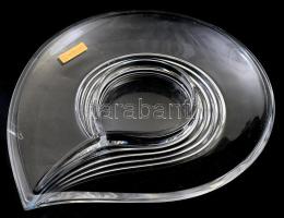 Nacthmann modern design ólomkristály kínáló, jelzett, hibátlan, 33x28 cm