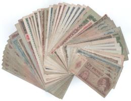 Vegyes 53db-os korona, pengő és Vöröshadsereg Parancsnoksága bankjegy tétel, közte 1923. 1000K T:többségében F, de közte néhány G