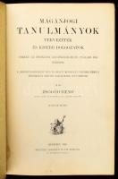 Zsögöd Benő: Magánjogi tanulmányok tervezetek és kisebb dolgozatok. Főként az öröklési, kereskedelmi és családi jog köréből. II. köt. Bp., 1901, Politzer Zsigmond, VII+1+915 p. Korabeli álbordás félbőr-kötés, márványozott lapélekkel, kopott borítóval, névbejegyzéssel