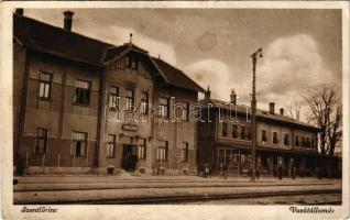 Budapest XVIII. Pestszentlőrinc, Pusztaszentlőrinc, Szentlőrinc; vasútállomás (r)