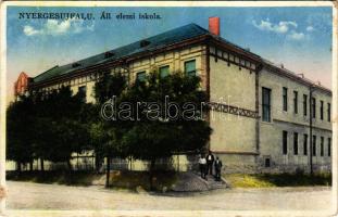 1937 Nyergesújfalu, Állami elemi iskola. Scheirich Pál kiadása (fl)