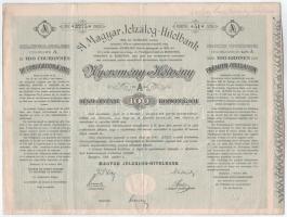1906. Budapest "A Magyar Jelzálog-Hitelbank Konverzionális Nyeremény-Kötvénye" (2xklf) &qu...