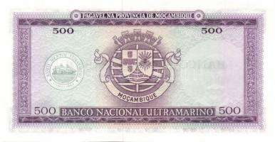 Mozambik 1967. 500Esc (5x) közeli sorszámokkal T:I