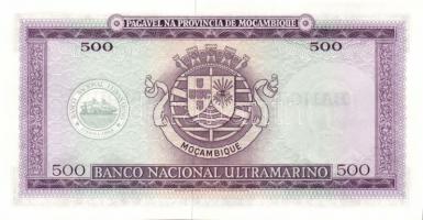 Mozambik 1967. 500Esc (5x) közeli sorszámokkal T:I