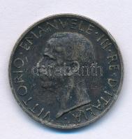 Olaszország 1929R 5L Ag "III. Viktor Emánuel" T:XF patina Italy 1929R 5 Lire Ag "Vittorio Emanuele III" C:XF patina Krause KM#67.1