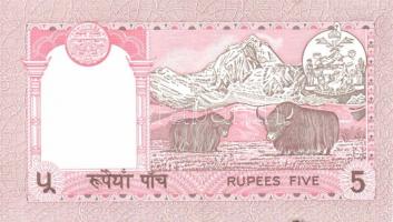 Nepál 6db (2klf) modern bankjegy T:I