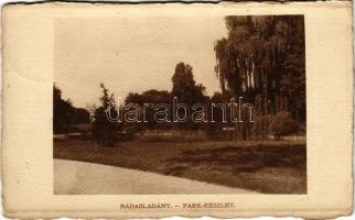 Nádasdladány, Nádasladány; Gróf Nádasdy kastély park részlet. Készítette Szigeti Artúr fényképész (fl)