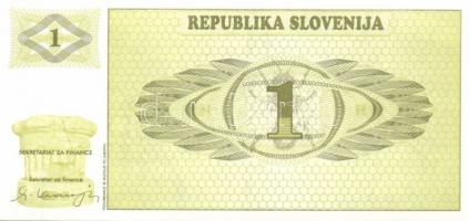 Szlovénia 1990. 1T (6x) közeli sorszámokkal T:I