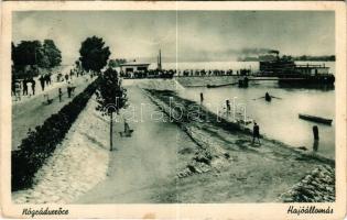 1939 Verőce, Nógrádverőce; Hajóállomás (EB)