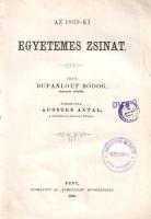 Dupanloup, [Félix]: 
Az 1869-ki egyetemes zsinat. Írta Dupanloup Bódog. Fordította Ágoston Antal.
...