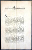 [Oklevél] Okirat Gróf Károlyi Antal (1732-1791) szatmári főispán, táborszernagy, katolikus főúr birt...