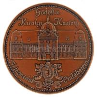 Lapis András (1942- ) 1996. "Gödöllői Királyi Kastély - Felvonulási Emlékérem 1996" hátoldalon gravírozva "GlaxoWellcome Karácsony 1997", műanyag dísztokban (42,5mm) T:AU