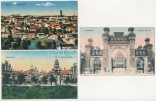 Chernivtsi, Czernowitz, Cernauti, Csernyivci (Bukovina, Bucovina, Bukowina) - 7 pre-1945 town postca...