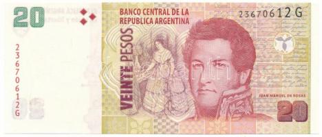Argentína DN(2018) 20R T:AU Argentin ND(2018) 20 Rupees C:AU Krause P#349